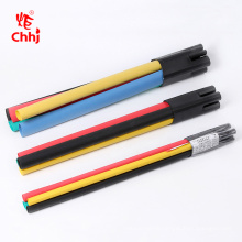 1 core to 5 cores XLPE cable heat shrinkable cable termination,straigth through joint